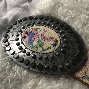 MADE IN ITALY DIESEL BELT. TROPICAL VINTAGE STYLE